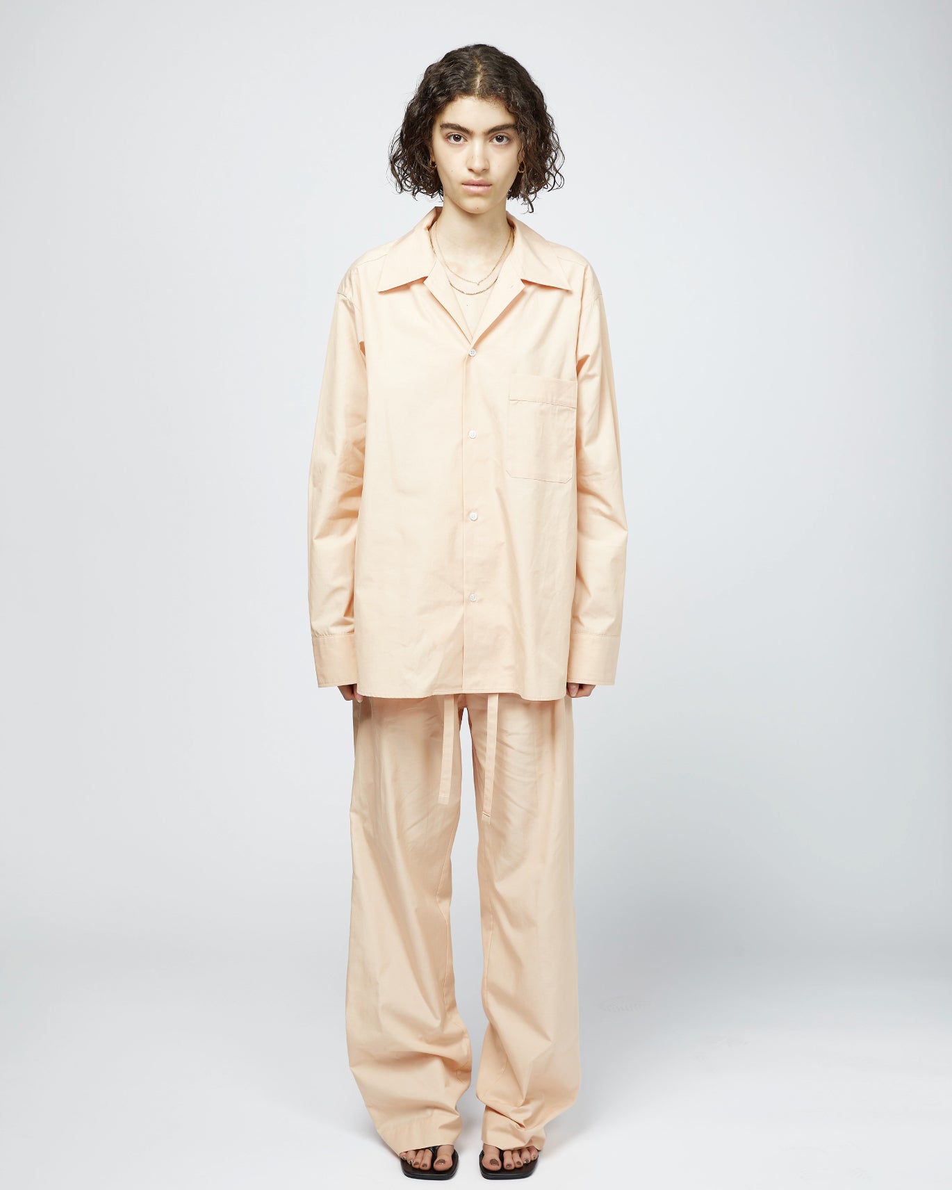 Loungewear/ Organic cotton Long Sleeve Shirt
