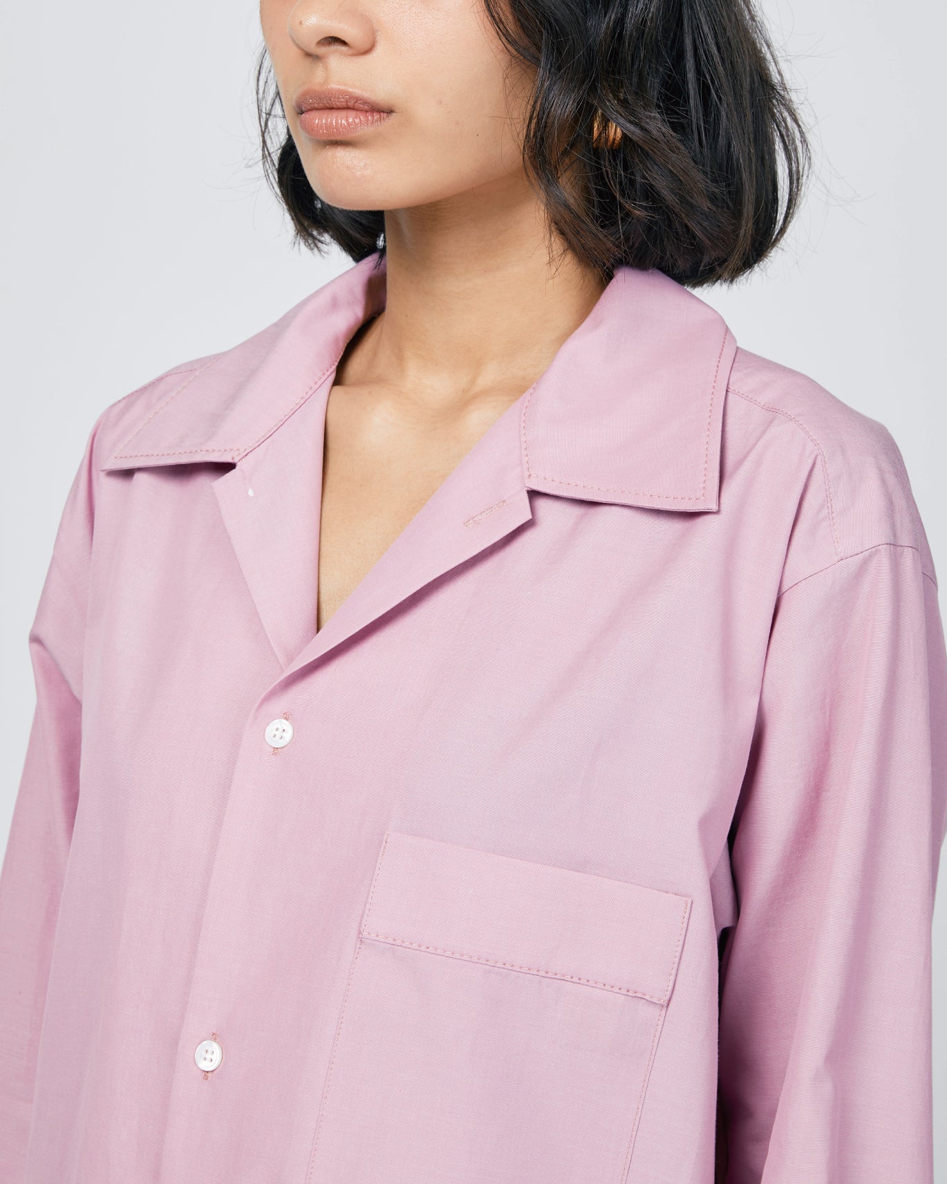 Loungewear/ Organic cotton Long Sleeve Shirt