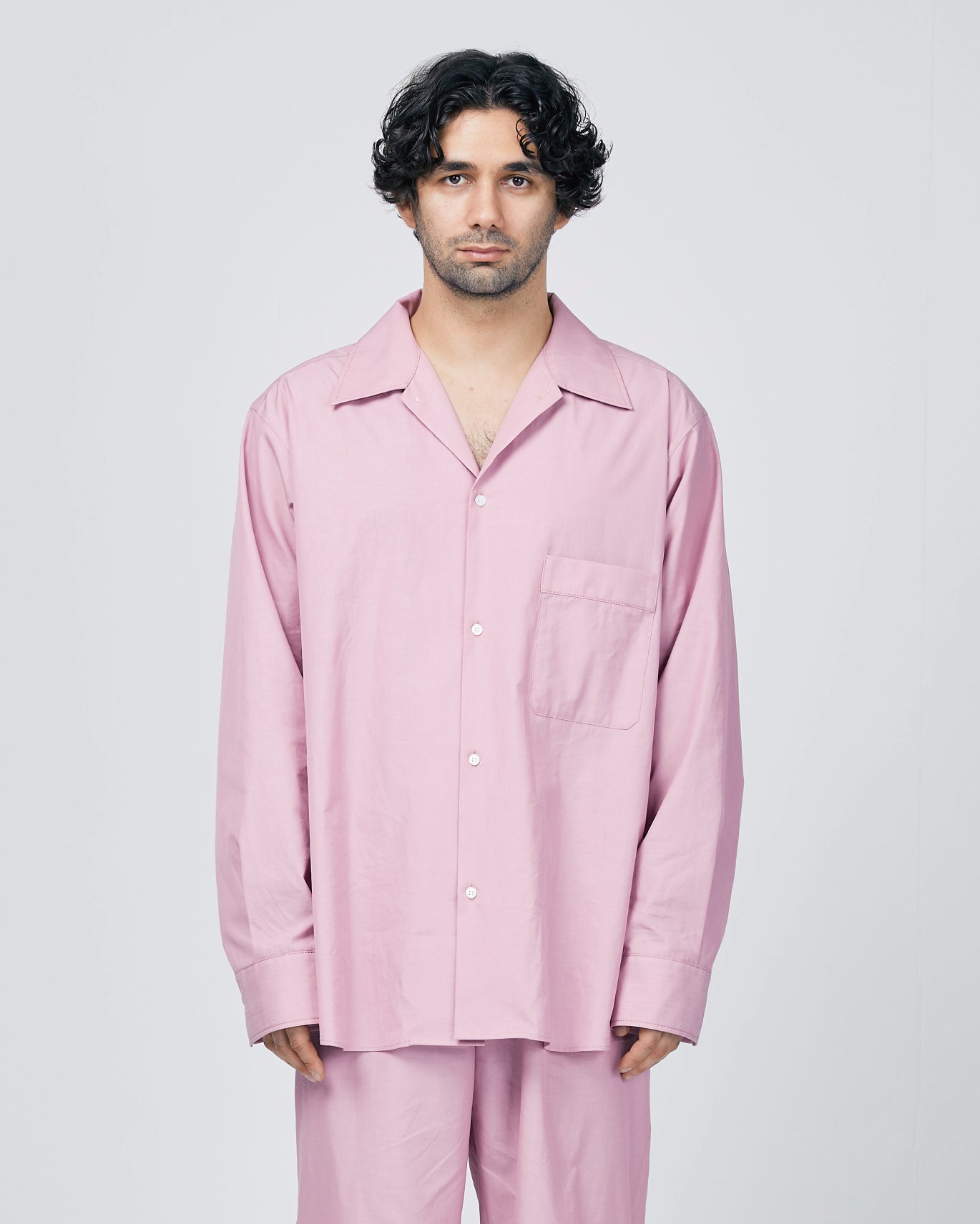 Loungewear/ Organic cotton Long Sleeve Shirt