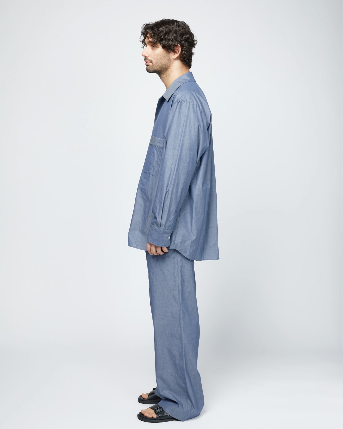 Loungewear/ Organic cotton Long Sleeve Shirt