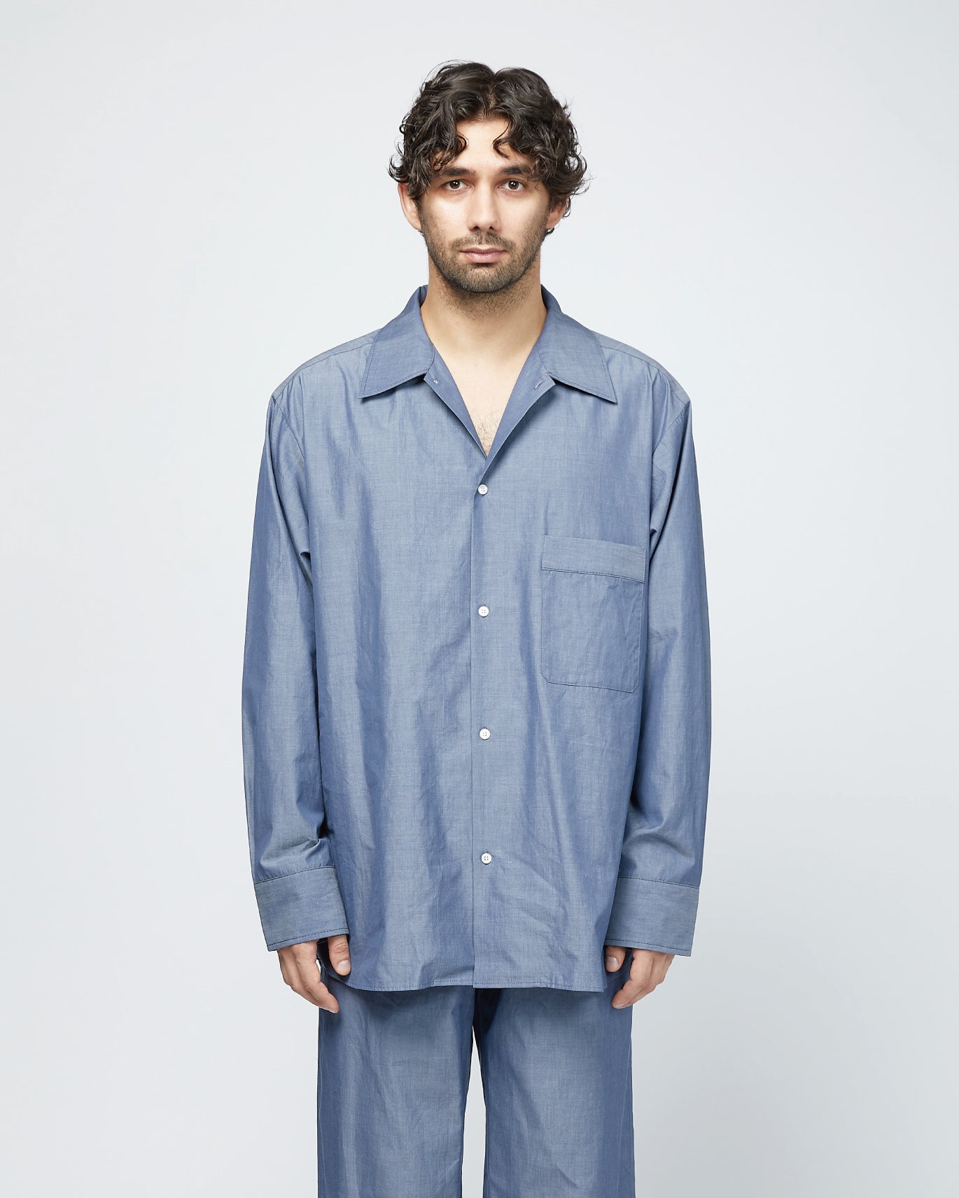 Loungewear/ Organic cotton Long Sleeve Shirt