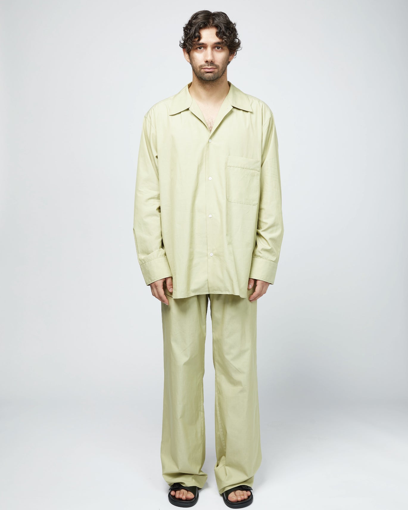 Loungewear/ Organic cotton Long Sleeve Shirt