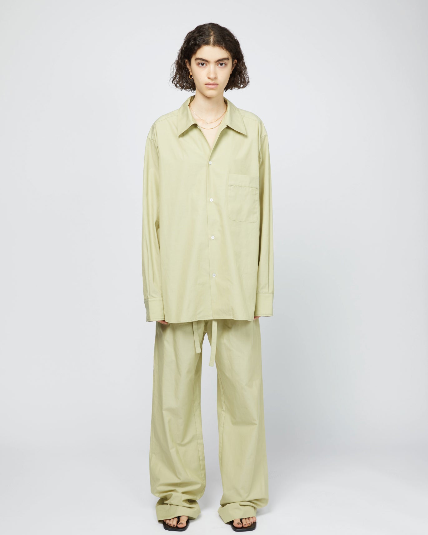 Loungewear/ Organic cotton Long Sleeve Shirt