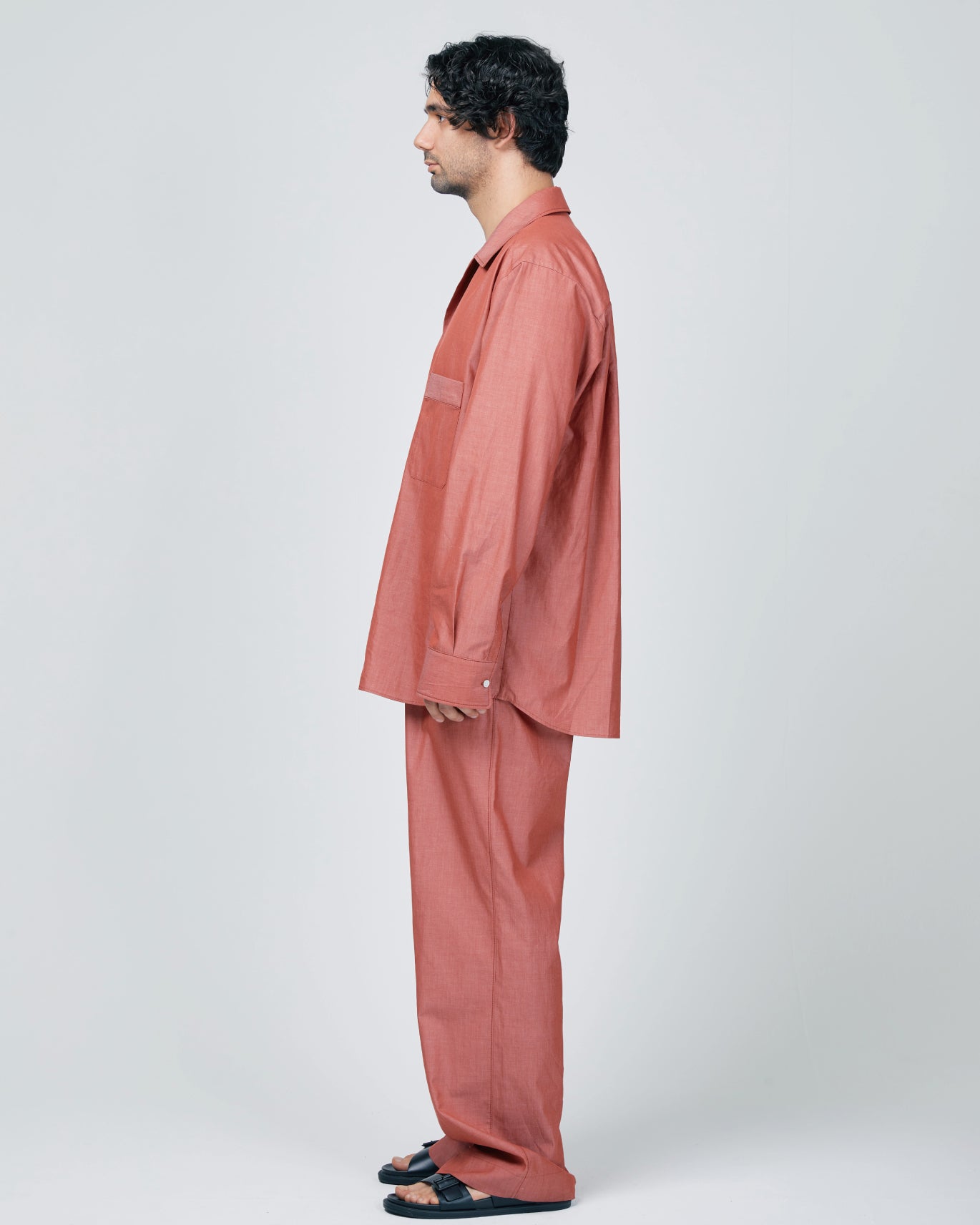 Loungewear/ Organic cotton Long Sleeve Shirt