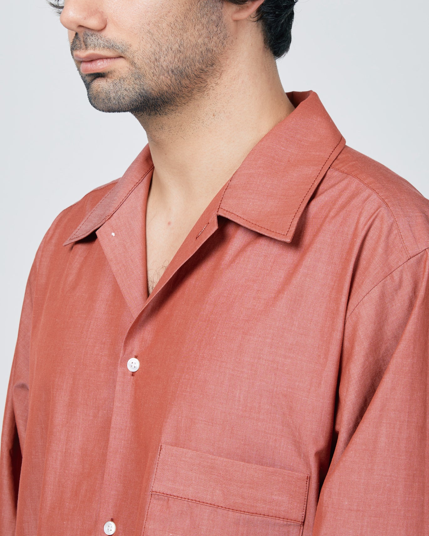 Loungewear/ Organic cotton Long Sleeve Shirt