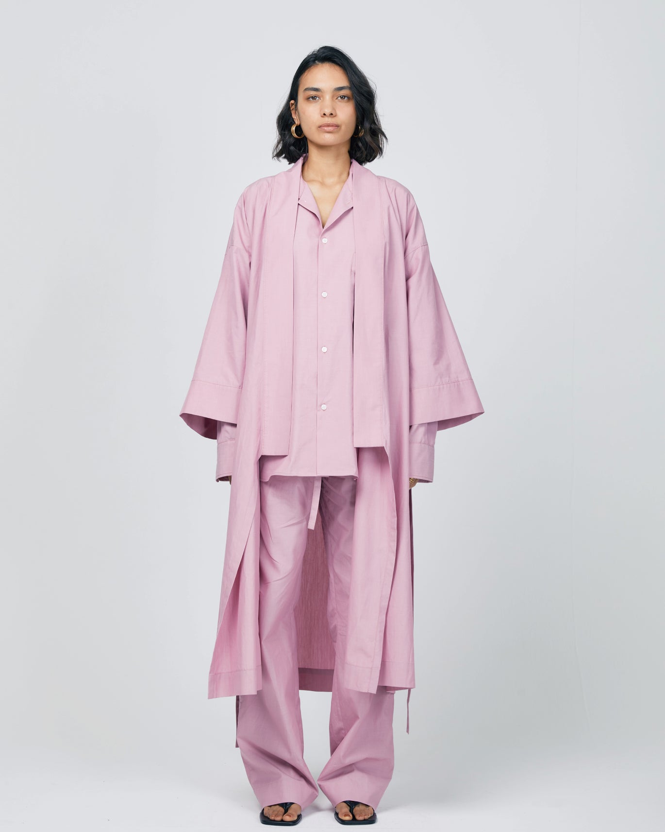 Loungewear/ Organic cotton Yukata Robe