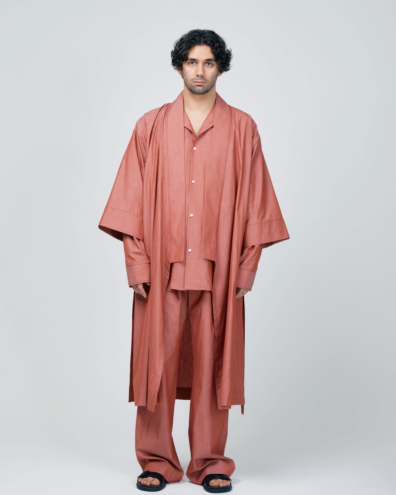 Loungewear/ Organic cotton Yukata Robe