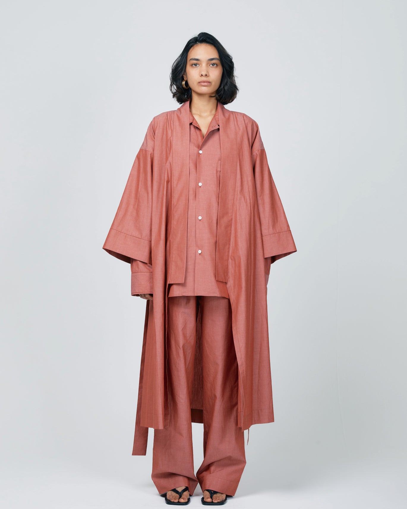Loungewear/ Organic cotton Yukata Robe